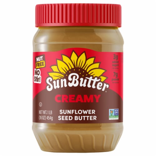 SunButter® Creamy Sunflower Spread Perspective: front