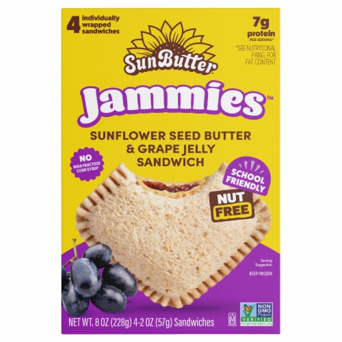SunButter® Sunflower Butter & Jelly Jammies™ Perspective: front