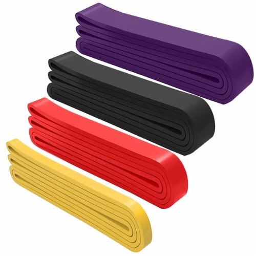 Resistance Loop Bands Set Heavy Duty Stretch Mobility 4 Pack For Gym Fitness 1 unit King Soopers