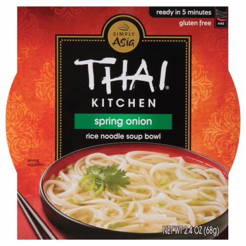 Thai Kitchen® Spring Onion Rice Noodle Soup Bowl Perspective: front