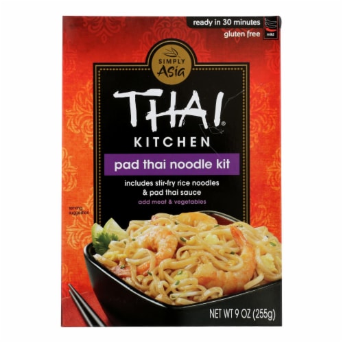 Thai Kitchen Noodle Kit - Pad Thai - Case of 12 - 9 oz. Perspective: front