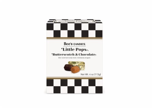 See's Candies® Little Pops Butterscoth & Chocolate Perspective: front