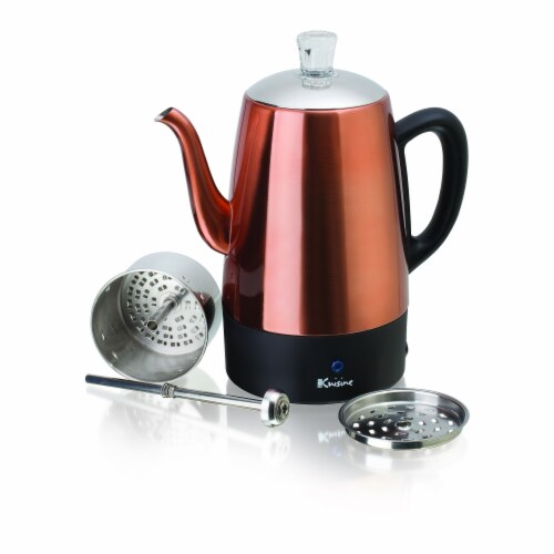 Euro Cuisine® Electric Coffee Percolator Perspective: front