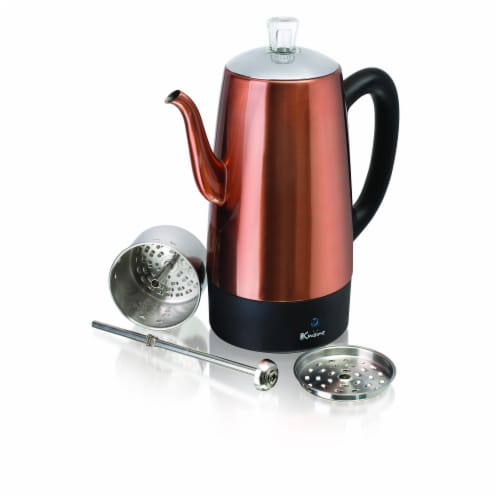 Euro Cuisine PER12 Electric 12 cups Coffee Percolator Perspective: front