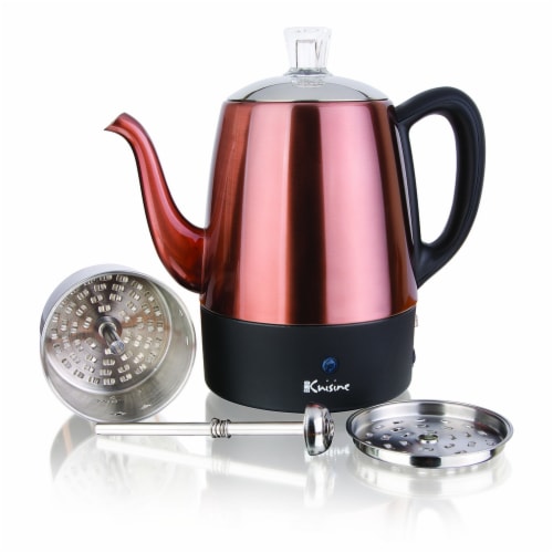 Euro Cuisine PER04 Electric 4 cups Coffee Percolator Perspective: front