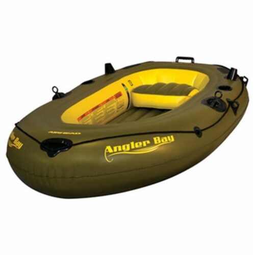 Airhead Angler Bay 3 Person Lightweight & Portable Inflatable Fishing Boat,  1 Piece - City Market