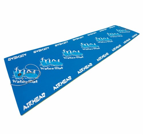 Airhead WATERMAT Fun MAT 22 Plus, 22' x 6' x 2 , Green / Blue Perspective: front