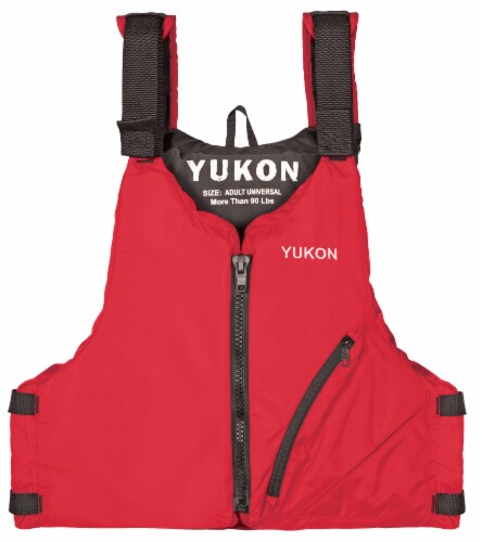 YUKON BASE PADDLE/ANGLER VEST  RED Perspective: front