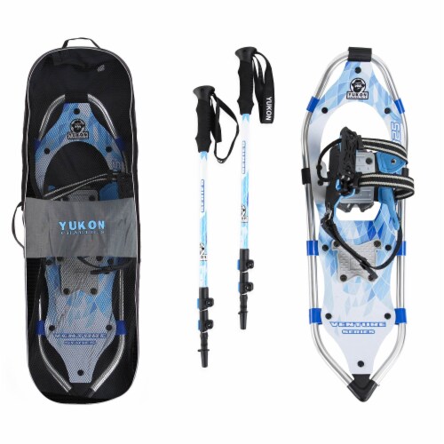 Yukon Charlie's Advanced 8 x 25 Inch Women's Snowshoe Kit with Poles and Bag Perspective: front