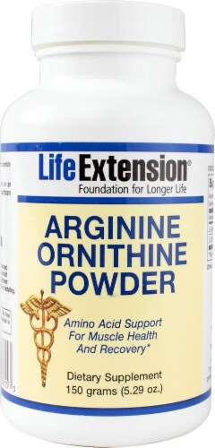 Life Extension  Arginine Ornithine Powder Perspective: front