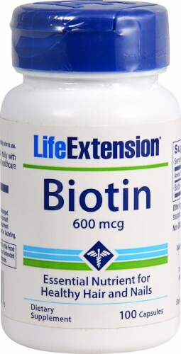 Life Extension  Biotin Perspective: front