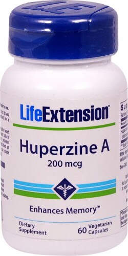 Life Extension Huperzine A 200mcg Perspective: front