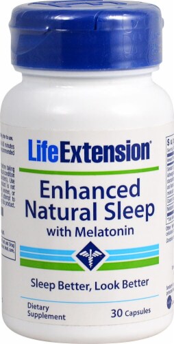 Life Extension  Enhanced Natural Sleep with Melatonin Perspective: front