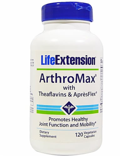 Life Extension  ArthroMax™ with Theaflavins and ApresFlex™ Perspective: front