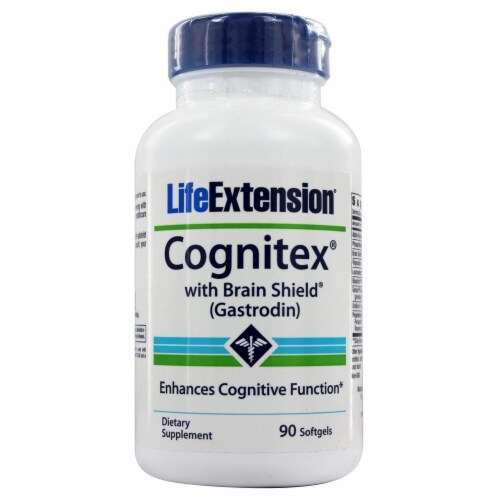 Life Extension Cognitex with Brain Shield, 90 Softgels Perspective: front