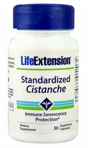 Life Extension  Standardized Cistanche Perspective: front