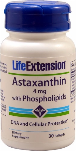 Life Extension  Astaxanthin with Phospholipids Perspective: front