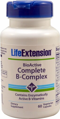 Life Extension  BioActive Complete B-Complex Perspective: front