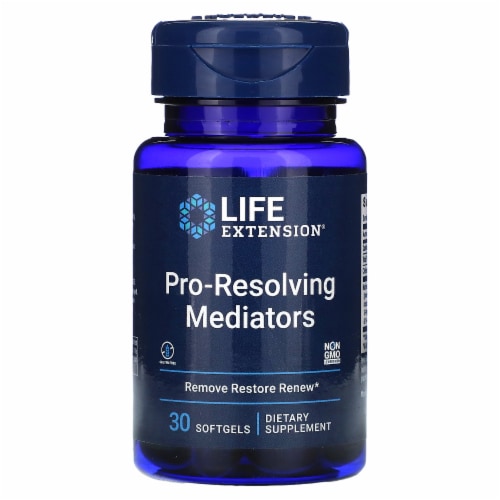 Life Extension Pro-Resolving Mediators, 30 Softgels Perspective: front
