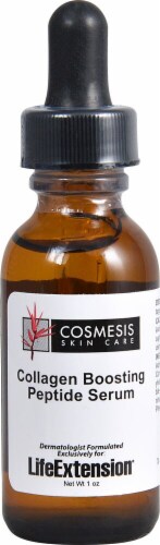 Life Extension  Cosmesis Skin Care Collagen Boosting Peptide Serum Perspective: front