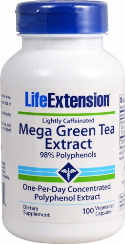 Life Extension  Mega Green Tea Extract Perspective: front