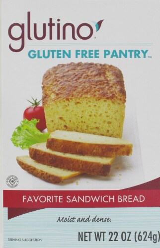 Glutino Gluten Free Pantry Favorite Sandwich Bread Mix Perspective: front