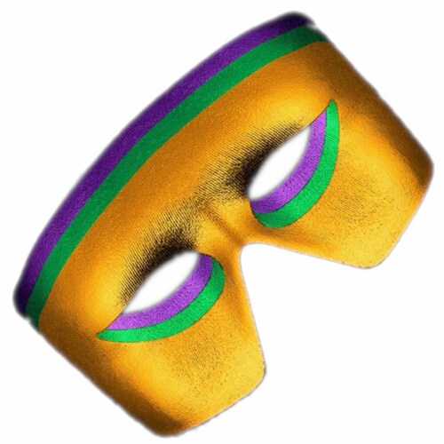 mardi gras mask in store