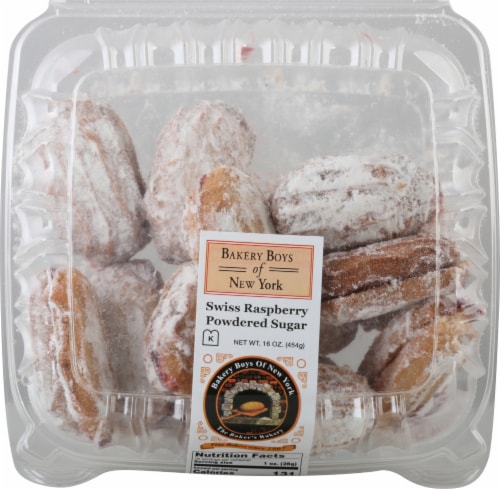 Bakery Boys of New York Swiss Raspberry Powdered Sugar Italian Cookies