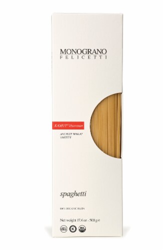 Monograno Felicetti Kamut Organic Ancient Wheat Spaghetti Perspective: front