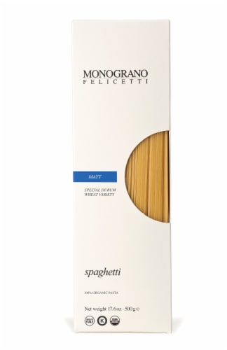 Monograno Felicetti Matt Durum Wheat Spaghetti Pasta Perspective: front