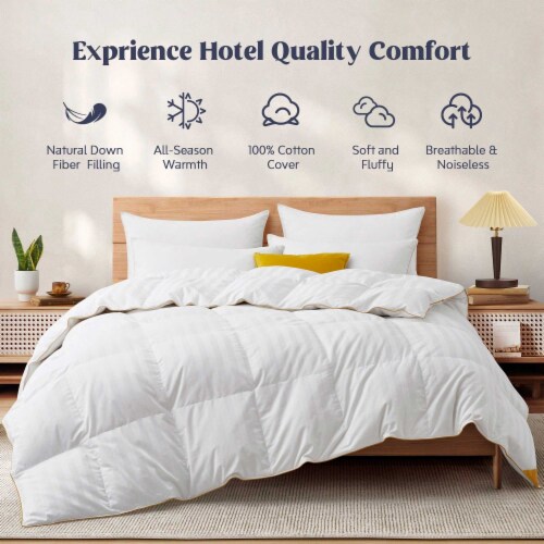 The seasons collection white down pillow top