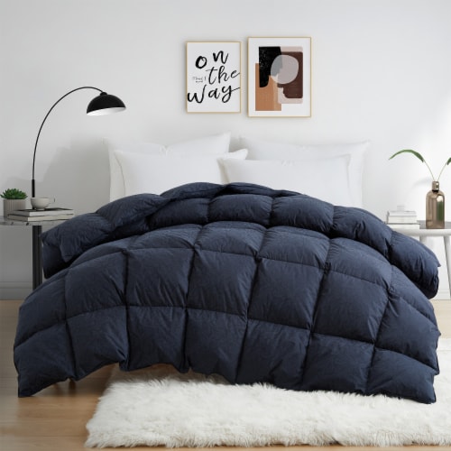 Goose Down Comforter Duvet Insert Cotton Cover All Seasons Corner Tabs Twin King Twin 68X90 Twin 68x90 Harris Teeter