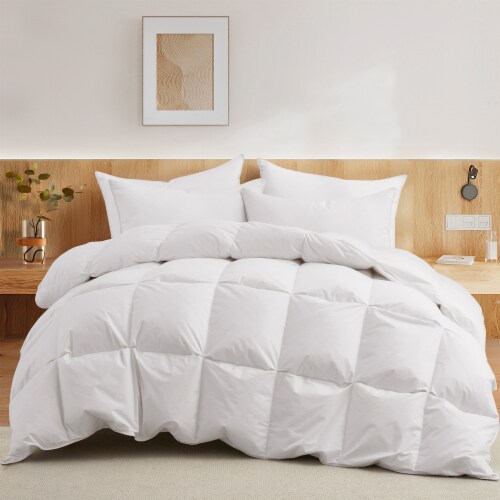 Goose down queen duvet sale
