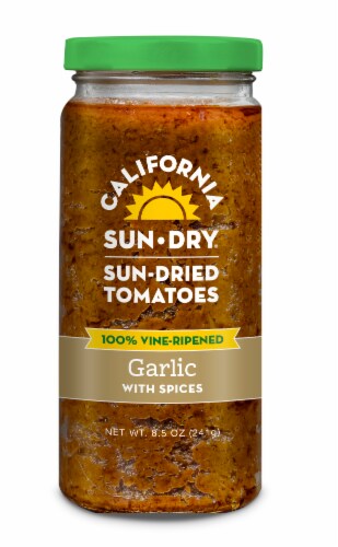 California Sun Dry® Garlic with Sun Dried Tomatoes Perspective: front