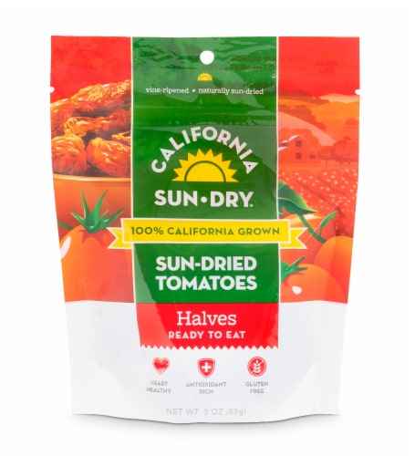 California Sun-Dry Sun-Dried Tomatoes Halves Perspective: front