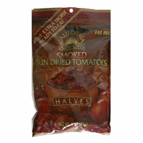 California Sun Dry® Smoked Sun Dried Tomatoes Halves Perspective: front