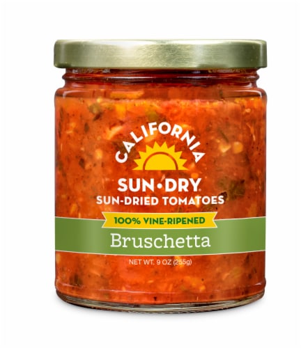 California Sun Dry® Sun-Dried Tomatoes Bruschetta Jar Perspective: front