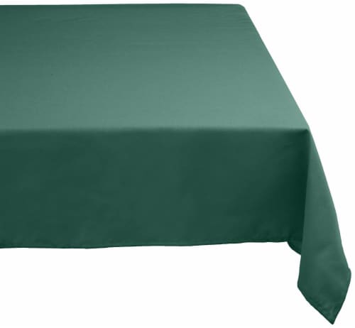 DII Green Polyester Tablecloth Perspective: front
