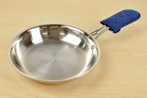 DII Nautical Blue Terry Pan Handle (Set of 3) Perspective: front