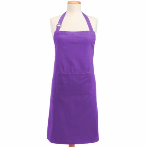 Design Imports Neon Purple Chef Apron Perspective: front