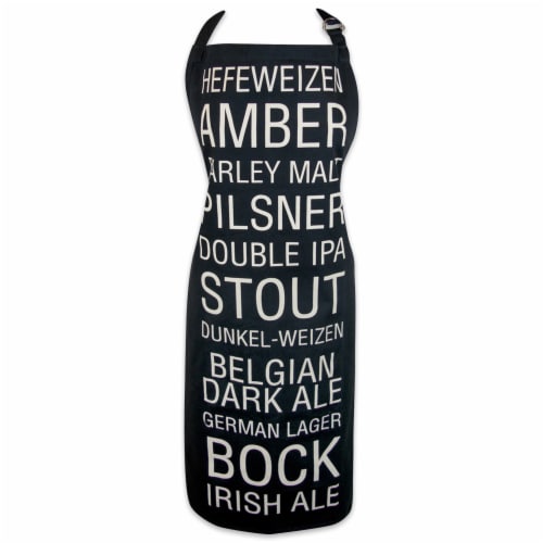 DII Beer Print Chef Apron Perspective: front