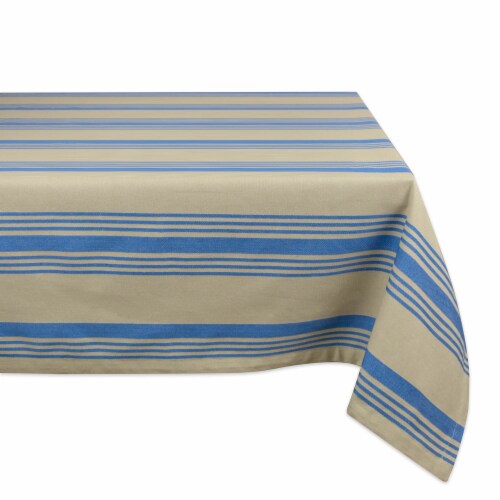 DII Tablecloth Sailor Stripe Perspective: front