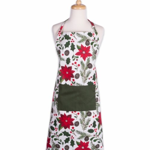 Design Imports Woodland Christmas Chef Apron Perspective: front