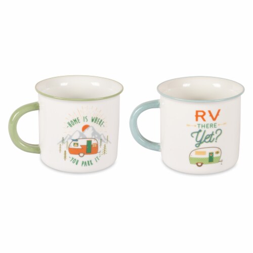 Ceramic Camping Mug - Assorted Perspective: front