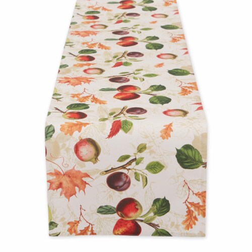 Design Imports Orchard Botanical Printed Table Runner Perspective: front