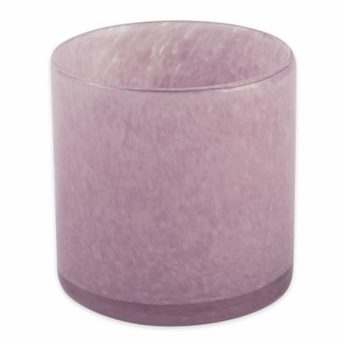 Glass Candle Holder - Pink Mood Perspective: front