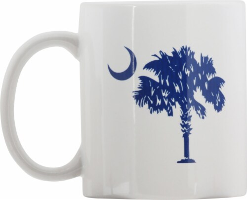 South Carolina Ceramic Coffee Mug - White Perspective: front
