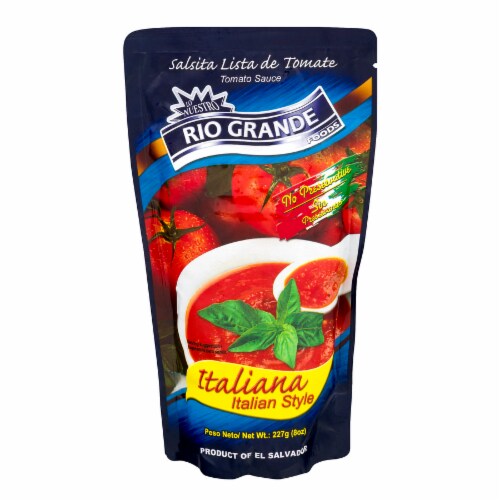 Rio Grande Foods Italiana Salsita Lista de Tomate Perspective: front