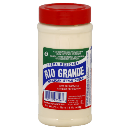 Rio Grande Foods Mexican Style Cream Perspective: front