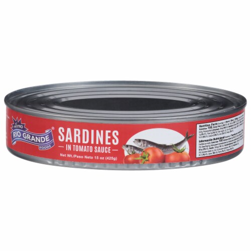 Rio Grande® Foods Sardines in Tomato Sauce Perspective: front